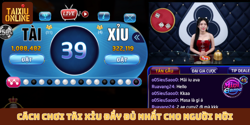 Cách chơi tài xỉu đầy đủ nhất cho người mới Cách chơi tài xỉu đầy đủ nhất cho người mới