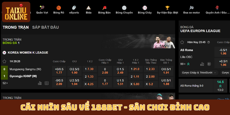 Cái nhìn sâu về 188bet - Sân chơi đỉnh cao