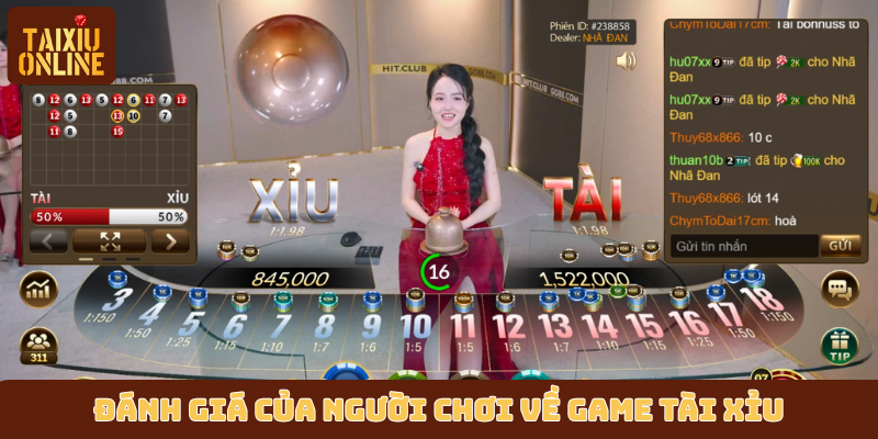 Đánh giá của người chơi về game tài xỉu Đánh giá của người chơi về game tài xỉu