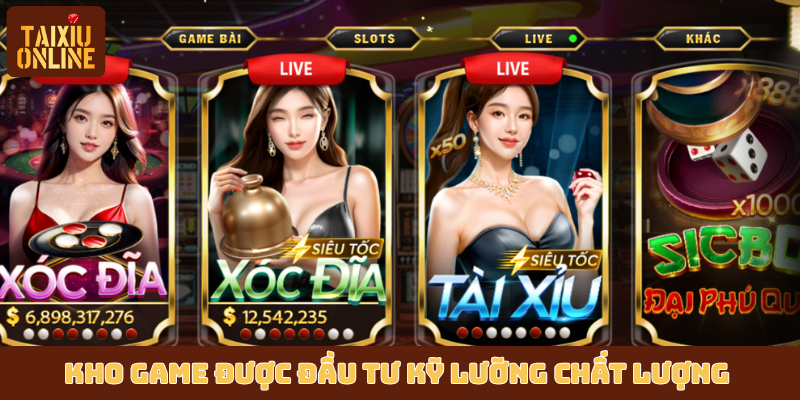 kho game duoc dau tu ky luong chat luong Kho game khổng lồ được đầu tư kỹ lưỡng về chất lượng