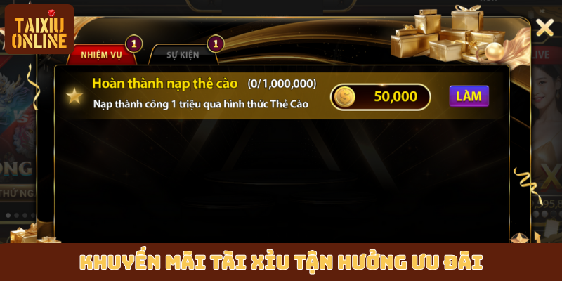 Khuyến mãi tài xỉu tận hưởng ưu đãi Khuyến mãi tài xỉu tận hưởng ưu đãi