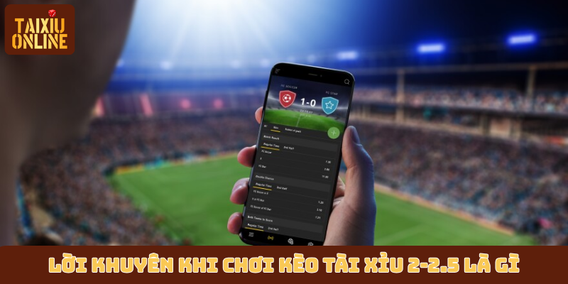 Lời khuyên khi chơi kèo tài xỉu 2-2.5 là gì Lời khuyên khi chơi kèo tài xỉu 2-2.5 là gì
