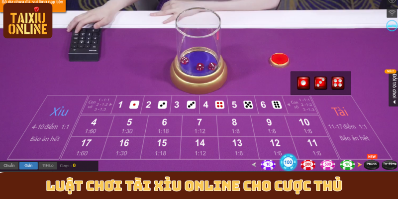 Luật chơi tài xỉu online cho cược thủ Luật chơi tài xỉu online cho cược thủ