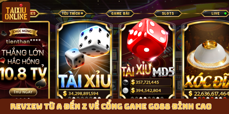 review tu a den z ve cong game go88 dinh cao Review từ A đến Z về cổng game Go88 đỉnh cao