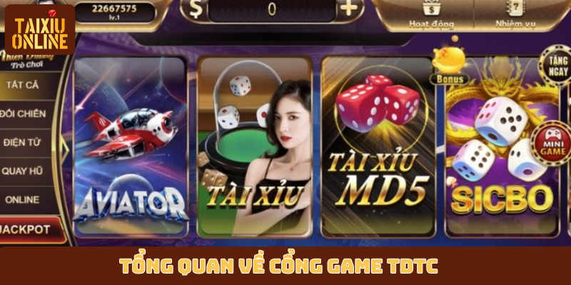 Tổng quan về cổng game TDTC Tổng quan về cổng game TDTC