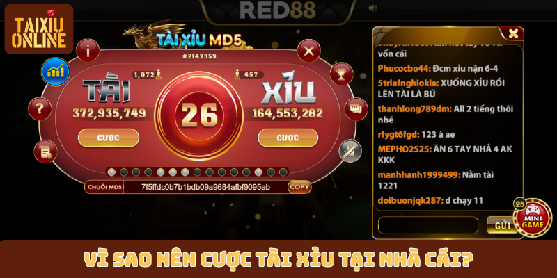 Vì sao nên cược tài xỉu tại nhà cái? Vì sao nên cược tài xỉu tại nhà cái?